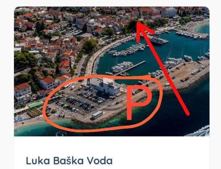 Apartment Narda Baška Voda Exteriér fotografie